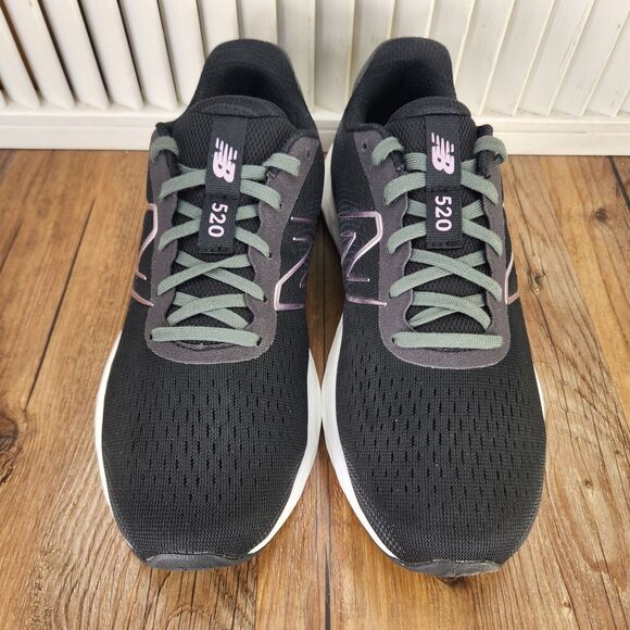 New Balance 520 v8 Womens Sz 8.5 Black White Running Gym Sneakers Shoes W520LB8 - Picture 9 of 11